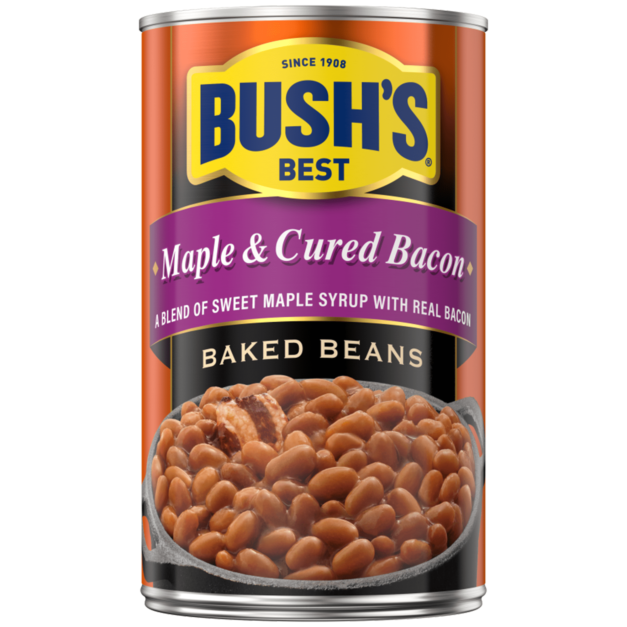 Bush's Best Bean Pot Baked Beans with Bacon (#10) - 6/Case
