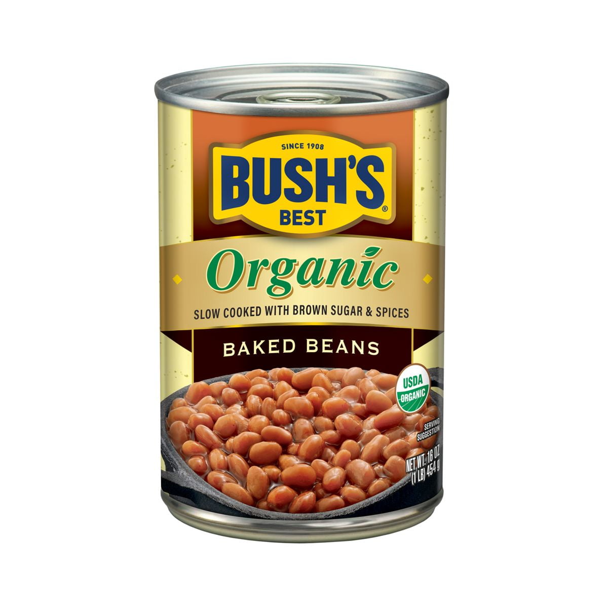 Bush's Organic Baked Beans - 16oz - Walmart.com