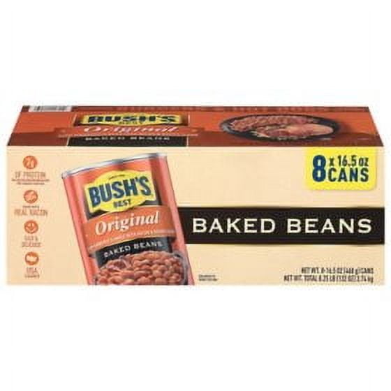 Bush's Original Baked Beans, 16.5 oz, 8 count.pack of 2