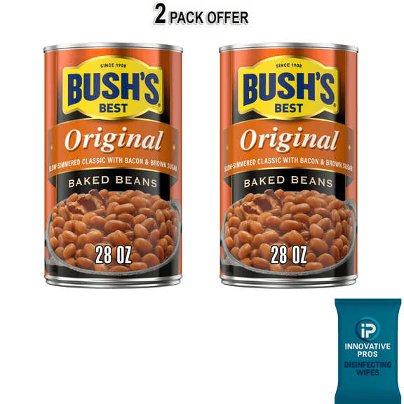 Bush's Original Baked Beans, Canned Beans, 28 oz Can
