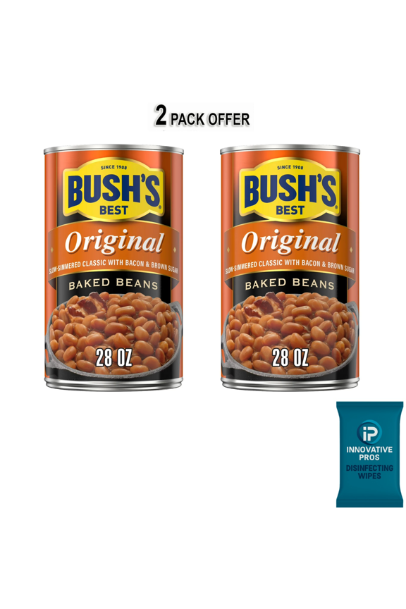 Original Baked Beans, Canned Beans, 28 oz Can