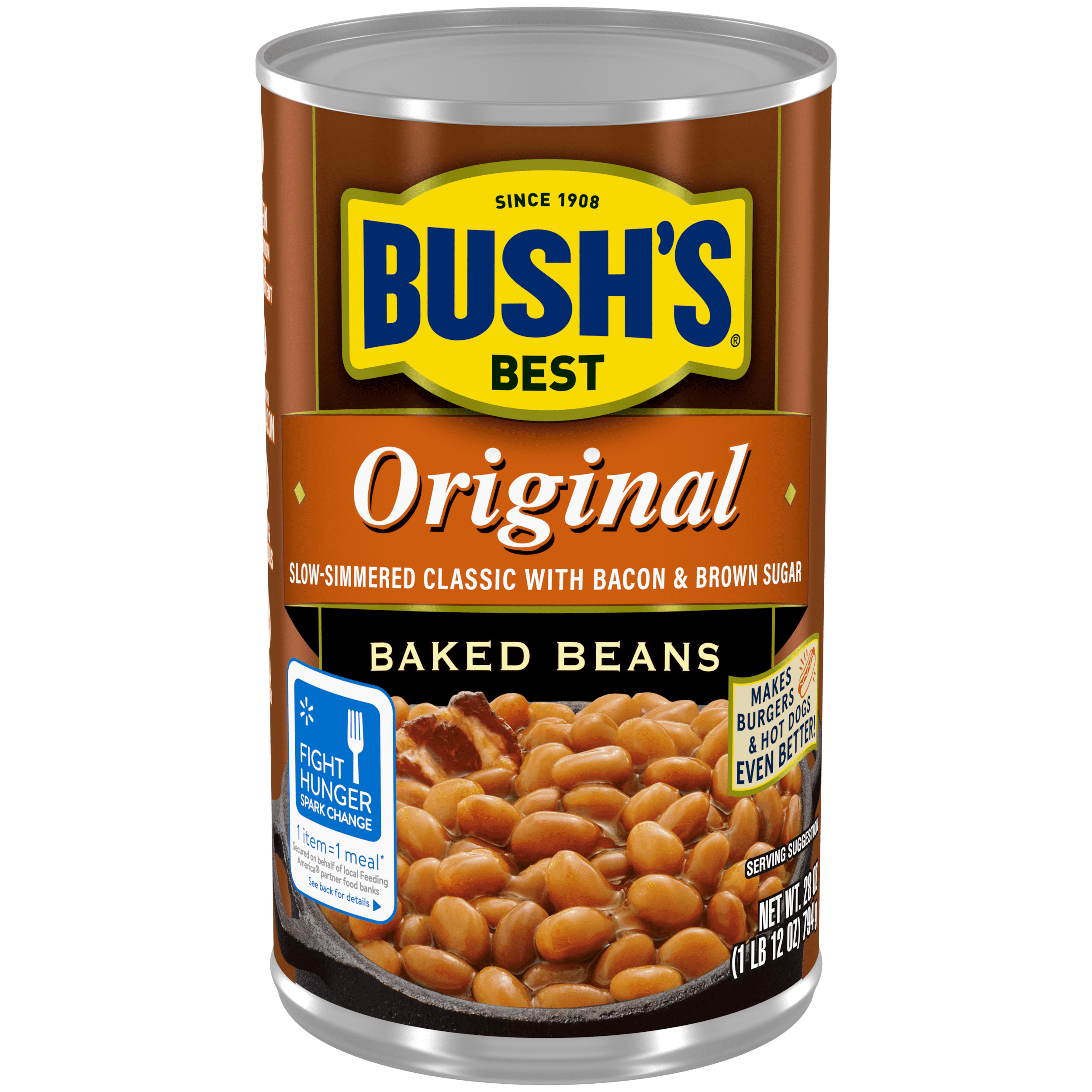 Bush's Original Baked Beans with Bacon and Brown Sugar - 28oz Can