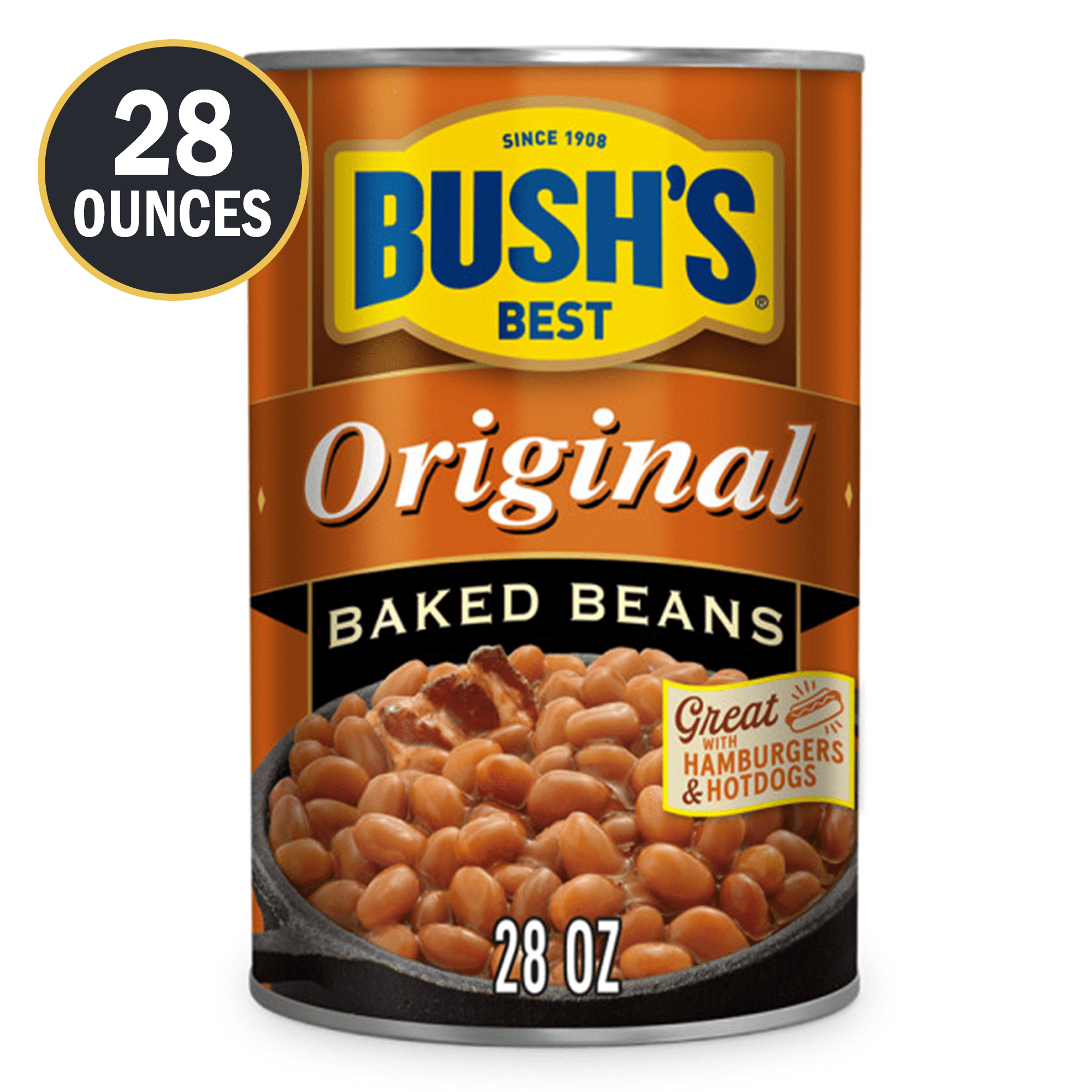 Bush’s Original Baked Beans, Canned Beans, 28 oz