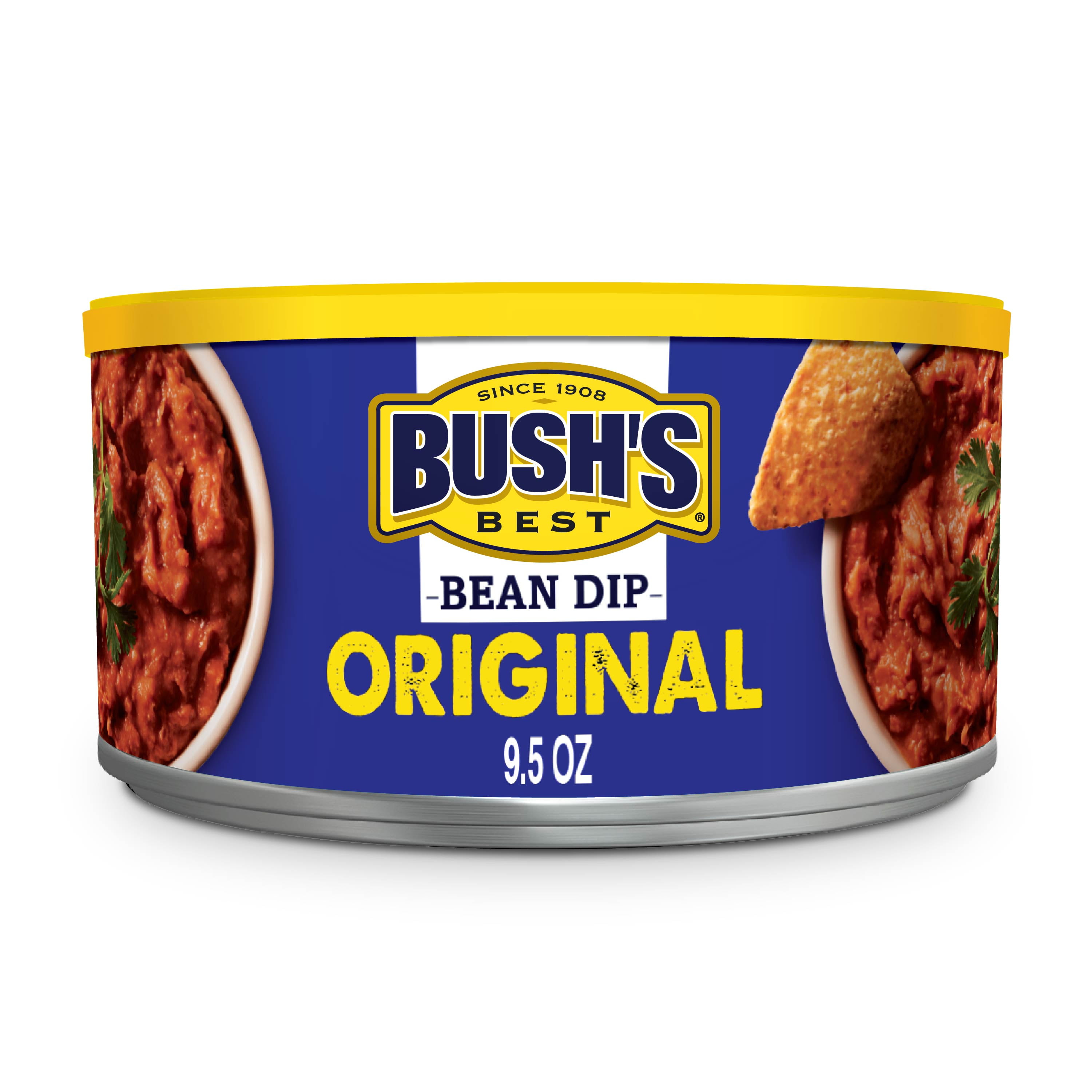 Bush's Original Bean Dip, Pinto Bean Dip with Serrano Peppers and Bacon