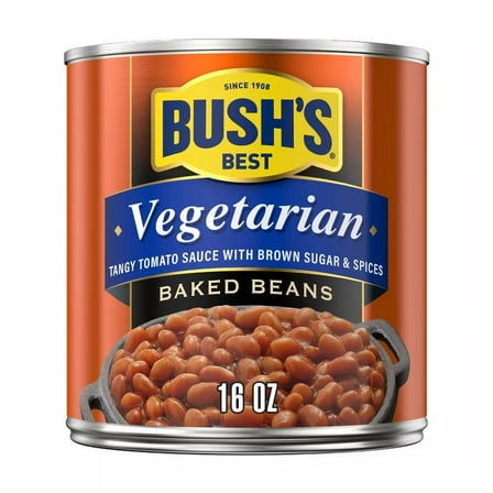 Bush's Vegetarian Baked Beans 16oz (Pack of 6)
