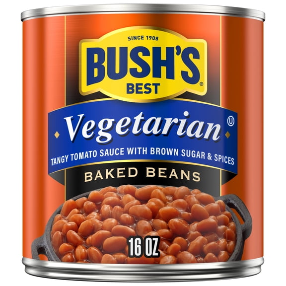 Bush's Vegetarian Baked Beans, Canned Beans, 16 oz Can