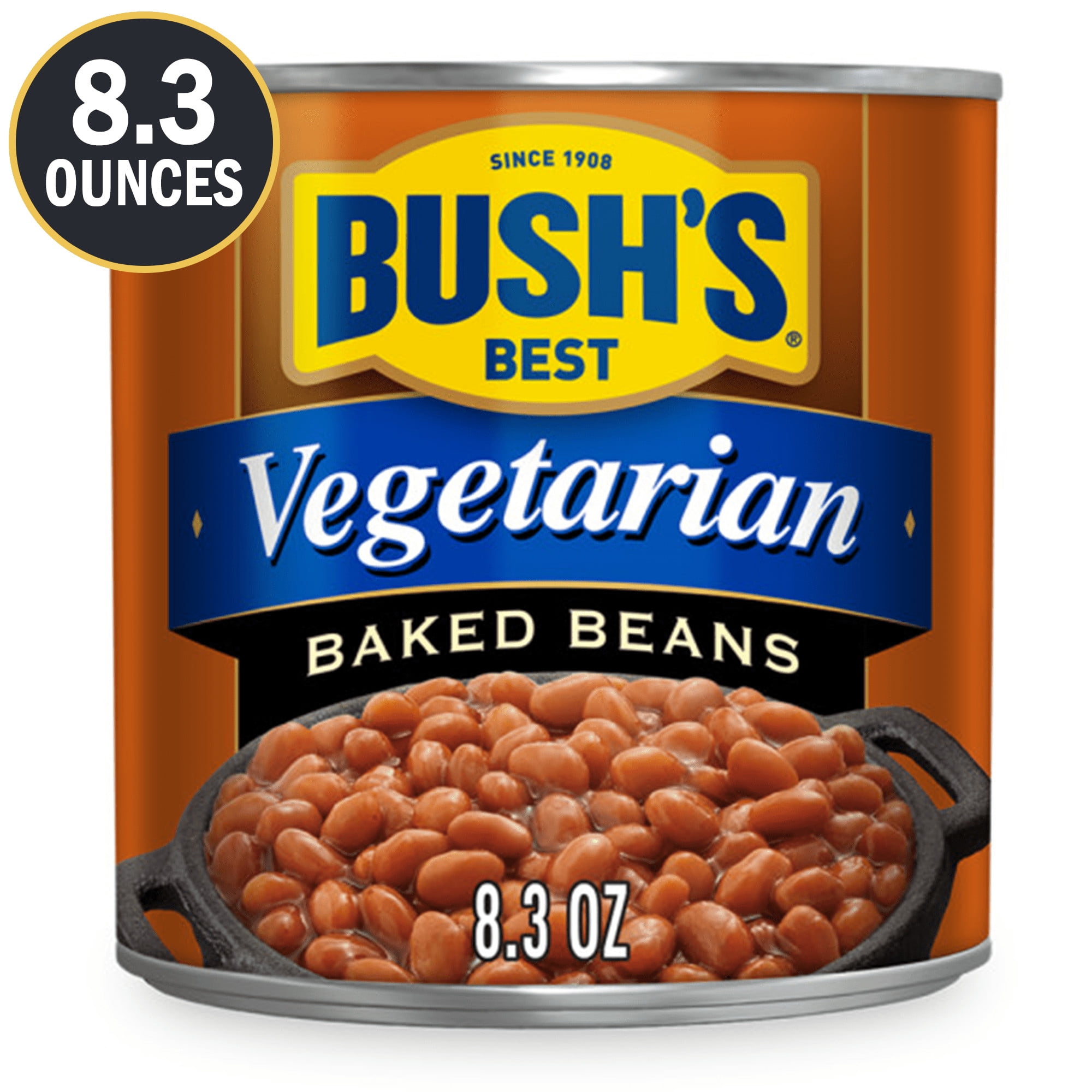 Bush's Vegetarian Baked Beans, PlantBased Protein, Canned Beans, 8.3