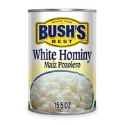 Bush's White Hominy, Maiz Pozolero, Canned Hominy, 15.5 oz