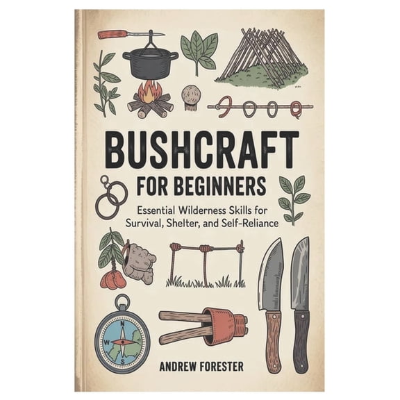 Bushcraft for Beginners: Essential Wilderness Skills for Survival, Shelter, and Self-Reliance, (Paperback)