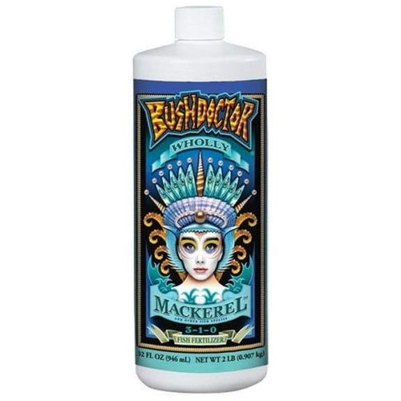 Bushdoctor Wholly Mackerel Fertilizer, 1 quart