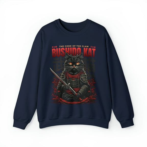 Bushido Samurai Kat Unisex Heavy Blend™ Crewneck Sweatshirt