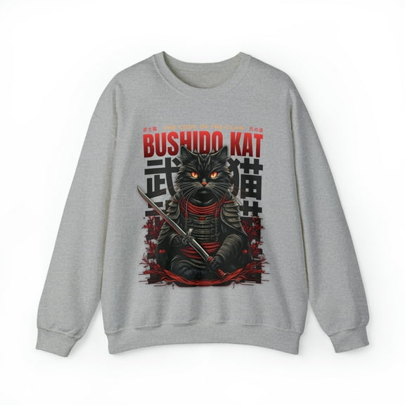 Bushido Samurai Kat Unisex Heavy Blend™ Crewneck Sweatshirt