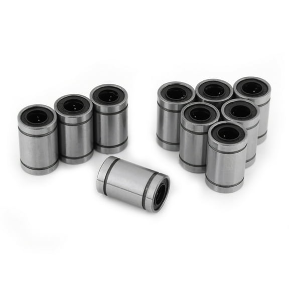 Bushing Bearing, Slide Bearing Bearing Steel LM8UU LM8UU Bearing, 10pcs For Small Hobby 8mm Shaft/rod Projects