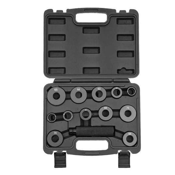 Bushing Driver Tool Set for GM 700R4 4L60 4L60E 4L65E Transmissions, 13-Piece Kit with Driver Handle, Steel, 1-Pack