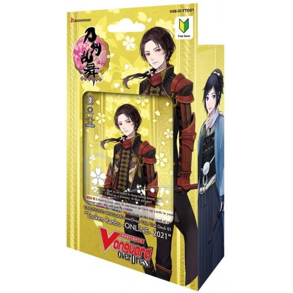 Bushiroad BSRVGEDTTD01 Cardfight Vanguard Touken Ranbu Online Trial Deck Card Game - 6 Piece