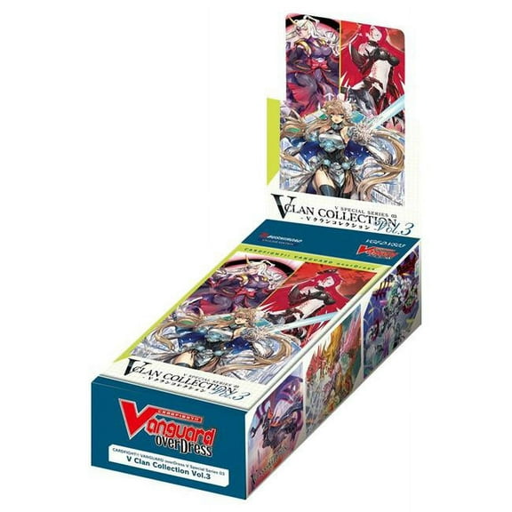 Cardfight Vanguard VGE-D-VS03-EN Overdress-V Special Series-V Clan Collection Vol.3 Display of 12 Booster Packets, Multi