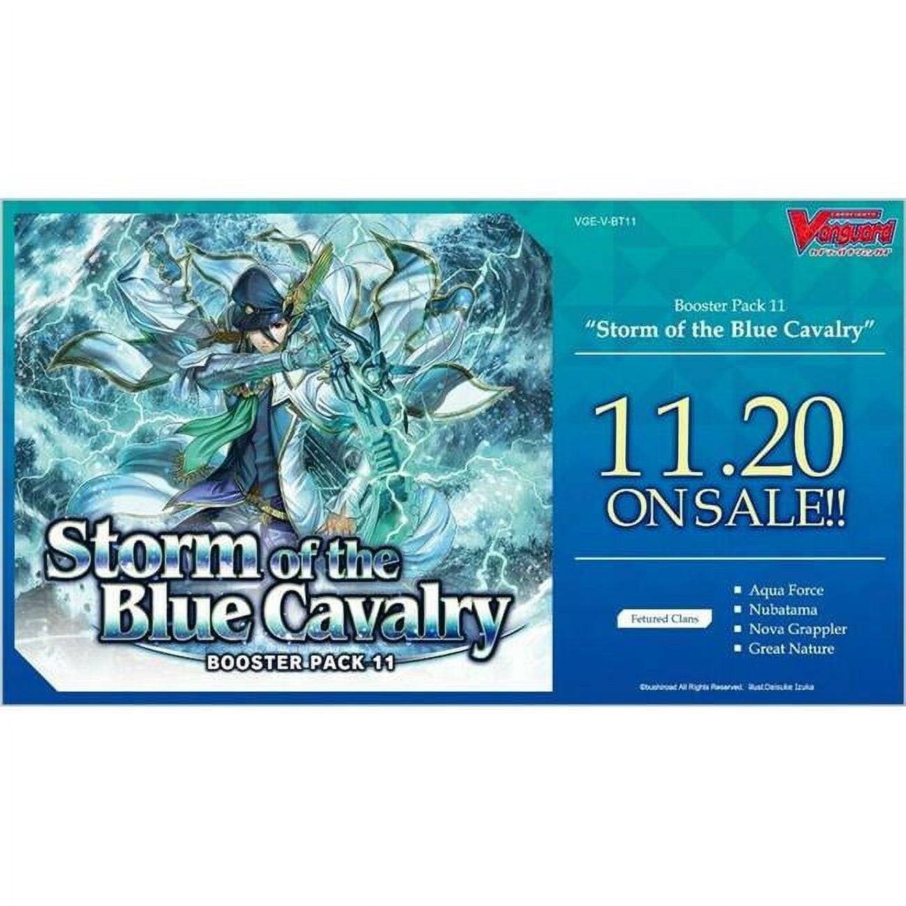 Bushiroad BSRVGEVBT11 Storm Calvary Booster Box Cardfight Vanguard Card  Game - Walmart.com