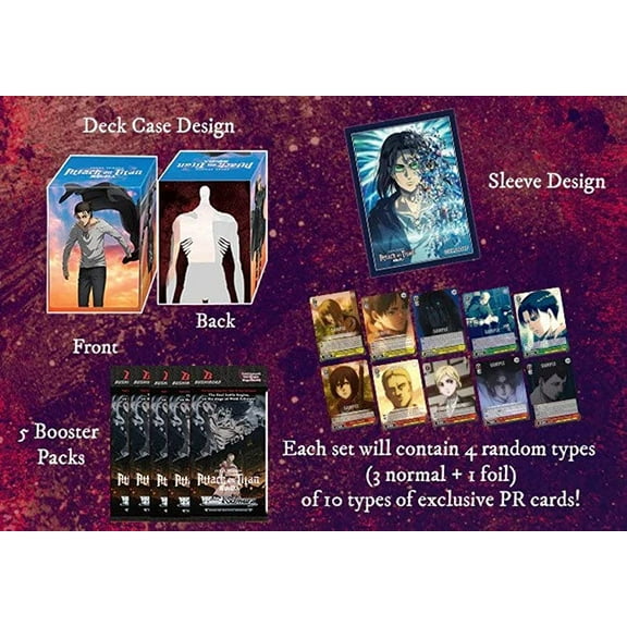 Weiss Schwarz: Attack on Titan: Final Season Supply Set