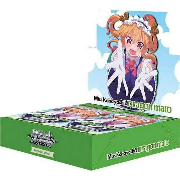 Weiss Schwarz Booster Box Miss Kobayashi’s Dragon Maid English First Edition Trading Card Games