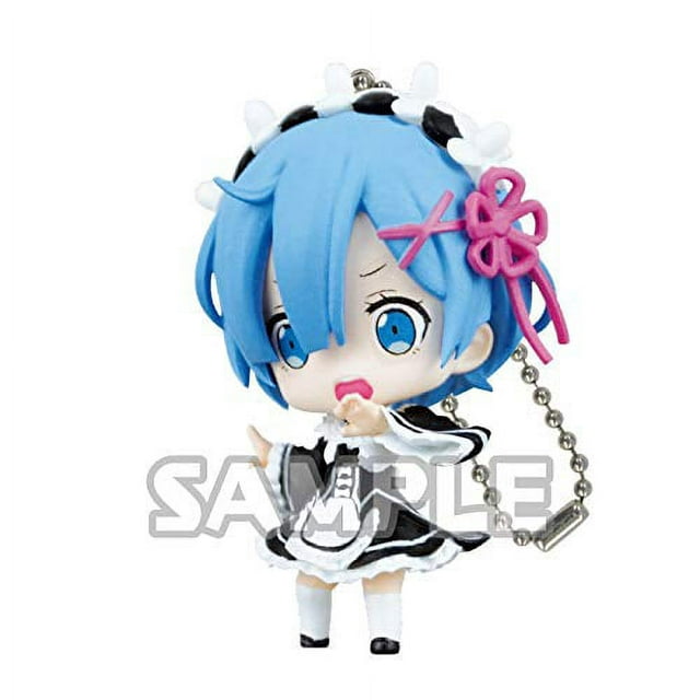 Bushiroad Re:Zero Starting Life in Another World: Full of Rem Collection Mini Figure Mascot - Rem Surprised Ver