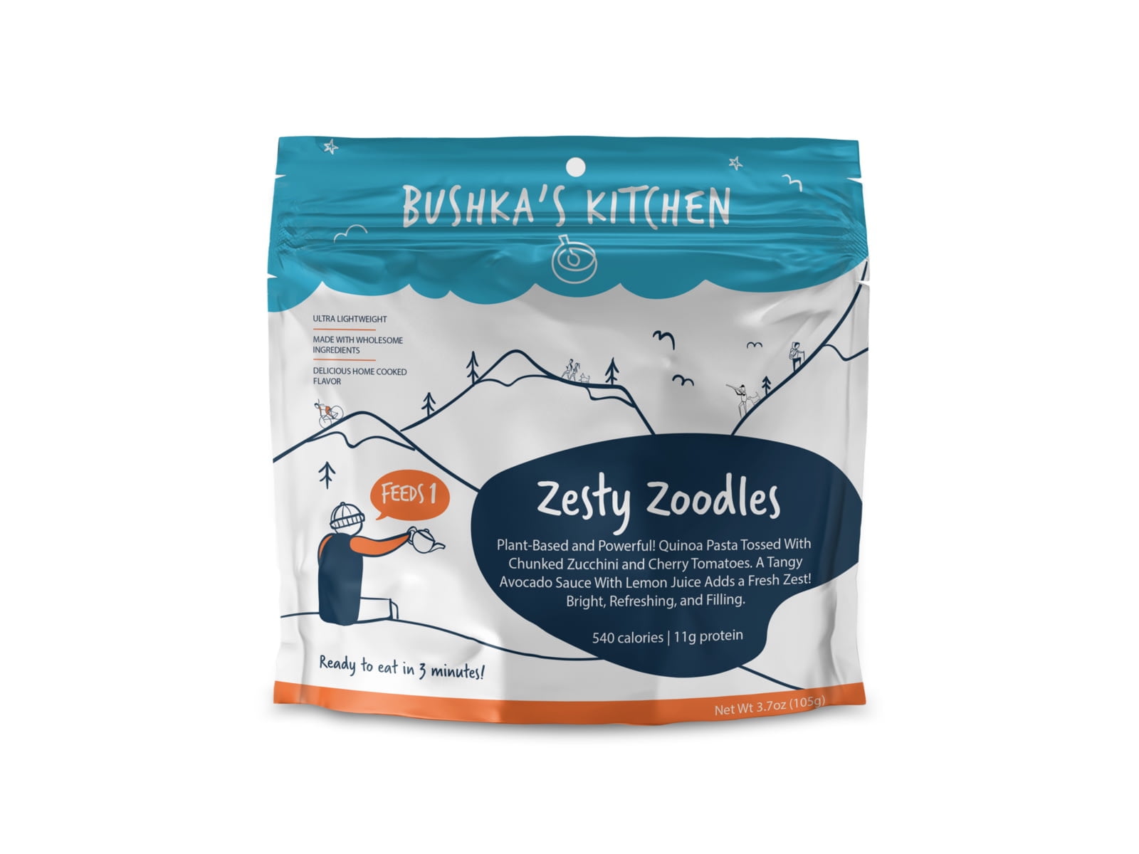 Bushka's Kitchen Zesty Zoodles, Single Serving