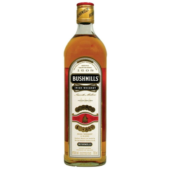 Bushmills Original Irish Whiskey, 750ml Glass Bottle, 40% ABV