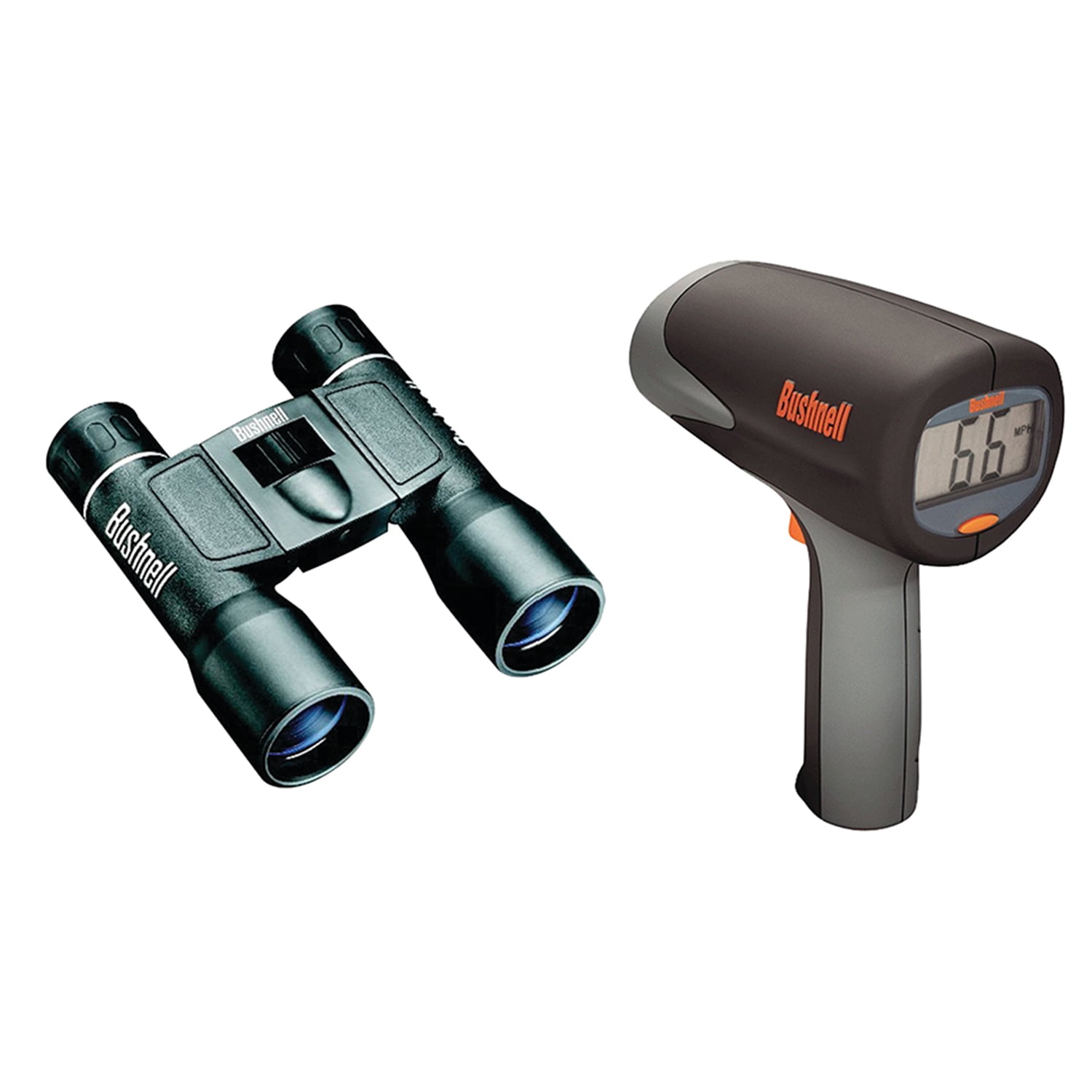 Bushnell 101911 Baseball & Softball Radar Gun & 131032 Powerview 10 X