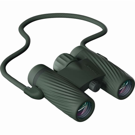 Bushnell 10x25mm Binoculars, Cilantro Green, Roof Prism, Fully Multi-Coated Optics, EXO Barrier, Compact Design, A1-1025CG