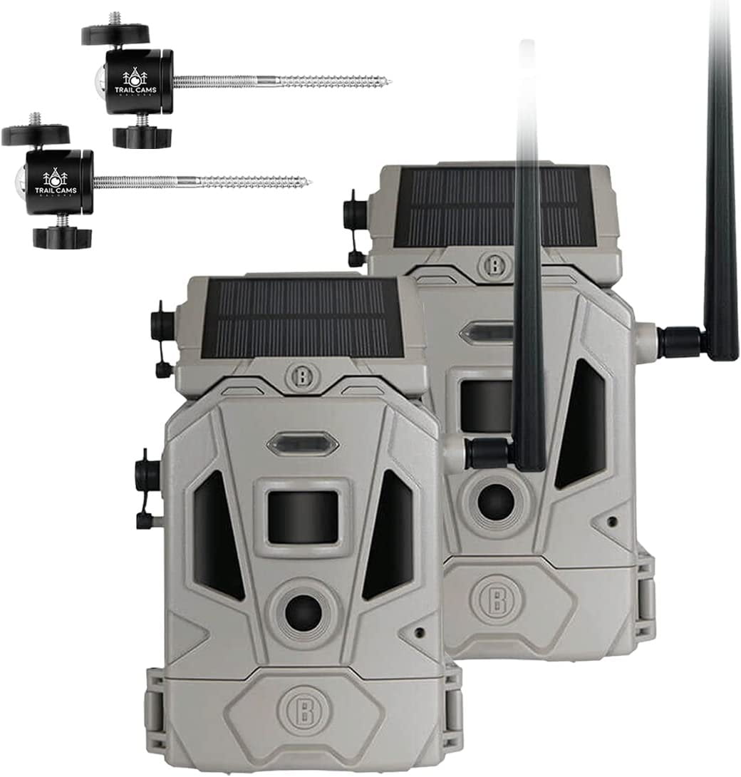 Bushnell CelluCORE 20 Solar Trail Camera, Low Glow Hunting Game Camera ...