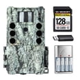 thumbnail image 1 of Bushnell Core S-4K No-Glow Trail Camera (Camo) + 128GB + Batteries w/ Charger + Card Reader, 1 of 4