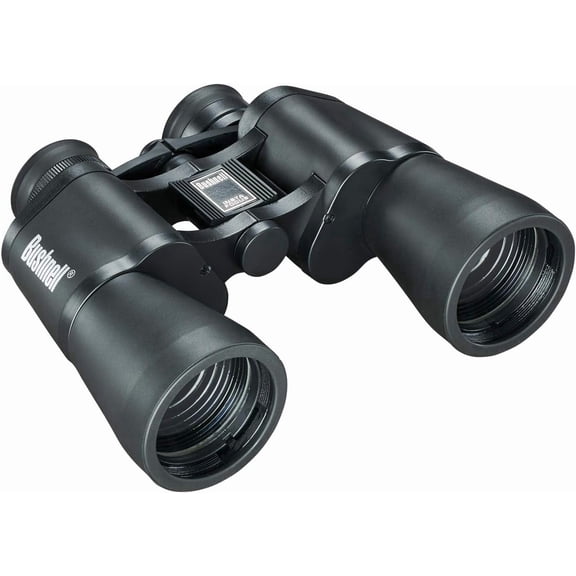 Bushnell Falcon 10x50 Wide-Angle Binoculars - Porro Prism, InstaFocus, BK7, Fold-Down Eyecups, Non-Slip Grip