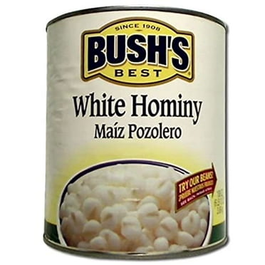 Bushs Best White Hominy 108 Oz. Can