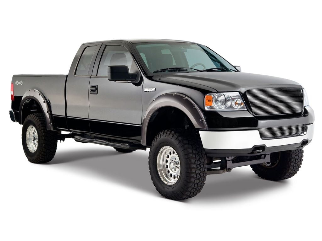 Bushwacker Fender Flares Pocket Style 4 Pc for 2004-08 Ford F-150 Bushwacker Fender Flares Pocket Style 4 Pc for 2004-08 Ford F-150