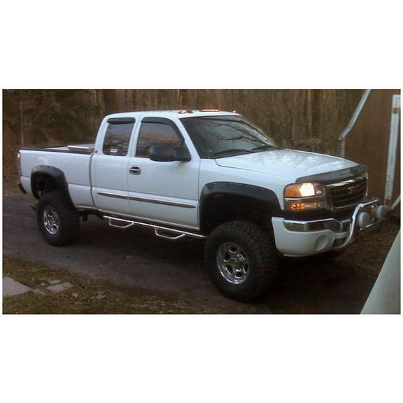 Bushwacker 40051-02 Chevrolet/GMC Cut-Out Fender Flare - Front Pair Fits select: 1999-2007 CHEVROLET SILVERADO, 1999-2007 GMC NEW SIERRA