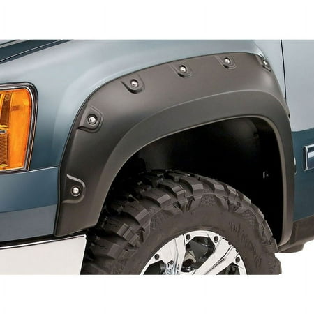 Bushwacker 40086-02 GMC Boss Pocket Style Fender Flare - Rear Pair Fits select: 2008-2011,2013 GMC SIERRA