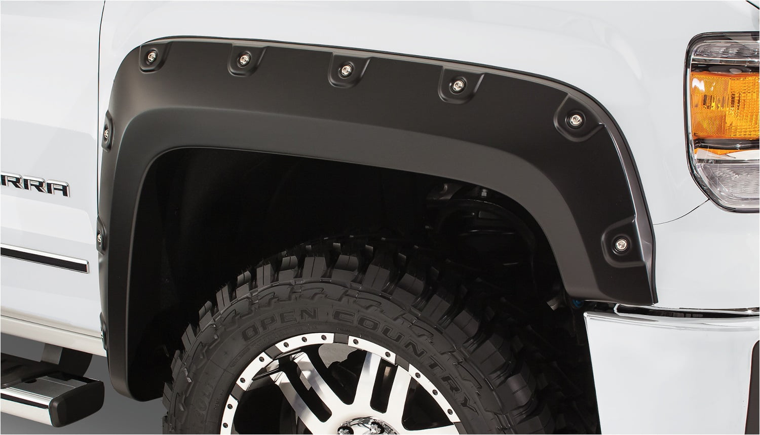 Bushwacker 40940-02 GMC Boss Pocket Style Fender Flare - Set of 4 Fits select: 2011 ,2013 GMC SIERRA