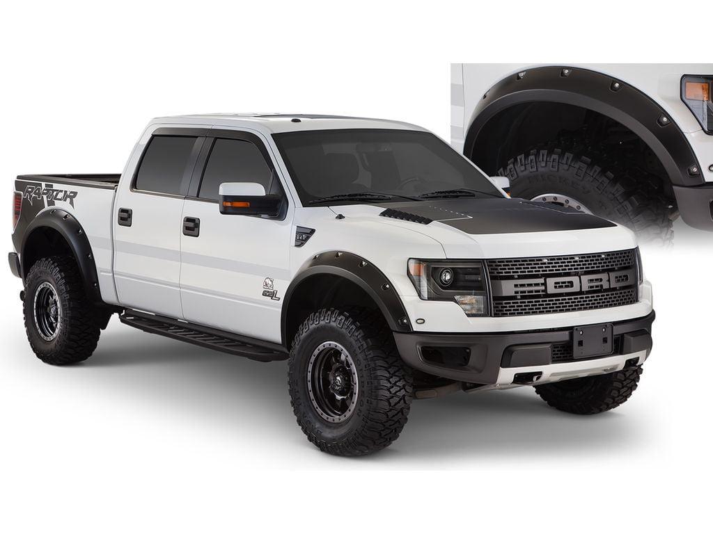 Bushwacker Fender Flares Pocket Style 4 Pc for 2009-14 Ford F-150 Bushwacker Fender Flares Pocket Style 4 Pc for 2009-14 Ford F-150