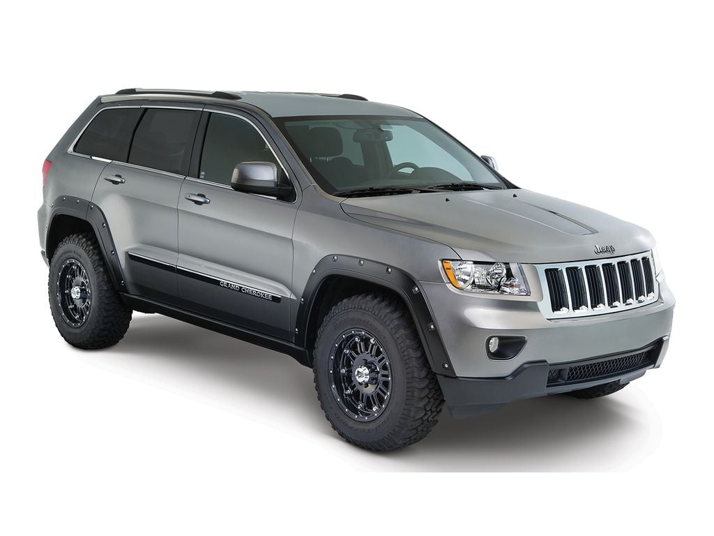 Bushwacker 11-18 Jeep Grand Cherokee Pocket Style Flares 4pc Does Not Fit SRT8 - Black