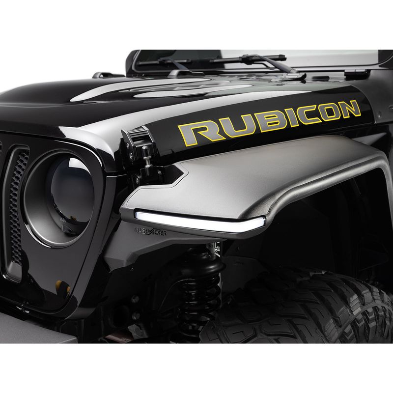 Bushwacker 11950 07 Hyperform Fender Flares Fits 18 22 Wrangler (Jl