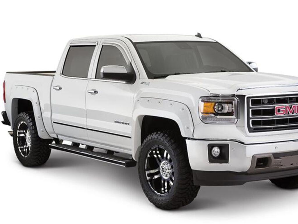 Bushwacker 16-17 GMC Sierra 2500 HD Pocket Style Flares 4pc 78.8/97.6in Bed - Iridium gxg