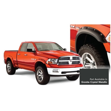 Bushwacker 16-18 Ram 1500 Fleetside Pocket Style Flares 4pc 67.4/76.3/96.3in Bed - Granite Crystal