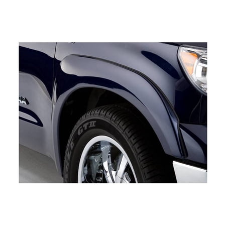 Bushwacker 30909-02 Black OE-Style Smooth Finish 4-Piece Fender Flare Set for 2007-2013 Toyota Tundra w/Factory Mudflap