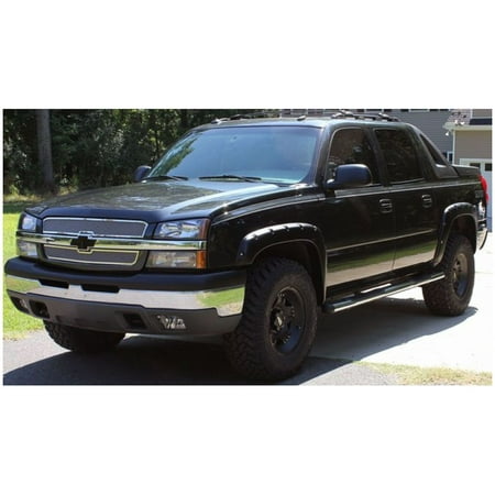Bushwacker 40948-02 Front & Rear Black Pocket Style Fender Flares for Avalanche