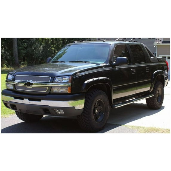 Bushwacker 40948-02 Front & Rear Black Pocket Style Fender Flares for Avalanche