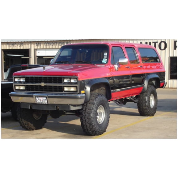 Bushwacker 40004-11 Chevrolet/GMC Cut-Out Fender Flare - Rear Pair Fits select: 1973-1986 CHEVROLET C10, 1976-1977 CHEVROLET BLAZER