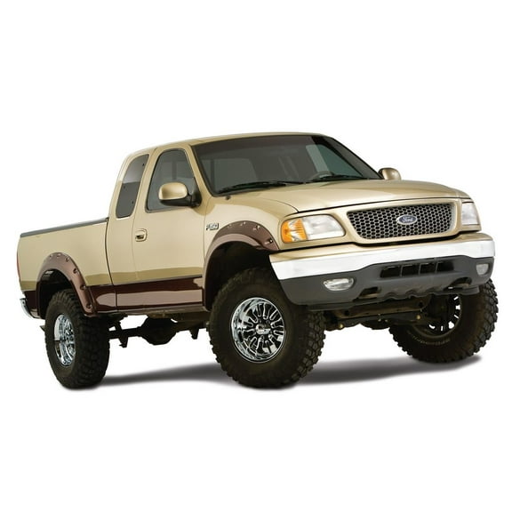 Bushwacker 97-03 Ford F-150 Cutout Style Flares 2pc - Black