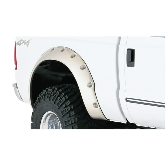 Bushwacker 99-10 Ford F-250 Super Duty Styleside Cutout Style Flares 2pc 98.0/98.6in Bed - Black