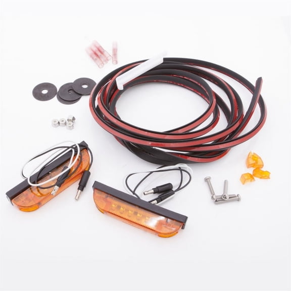Bushwacker 99-18 Universal 2-Wire Led Marker Light Kit For Flat Style Flares Fits select: 2015-2018 JEEP WRANGLER UNLIMITED, 2012-2014 JEEP WRANGLER