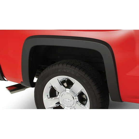 Bushwacker Black OE-Style Smooth Rear Fender Flares for 07-13 Silverado 1500