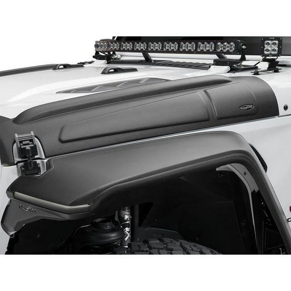 Bushwacker by RealTruck 14131 Trailarmor Hood Guard Compatible with 18 22 Gladiator Wrangler (Jl) Compatible with select: 2020 Jeep Wrangler, 2021 Jeep Wrangler UnLimited Sport